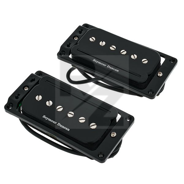 Seymour Duncan SHPR-1S P-Rail Set Flat BK Image Seymour Duncan SHPR-1S P-Rail Set Flat BK