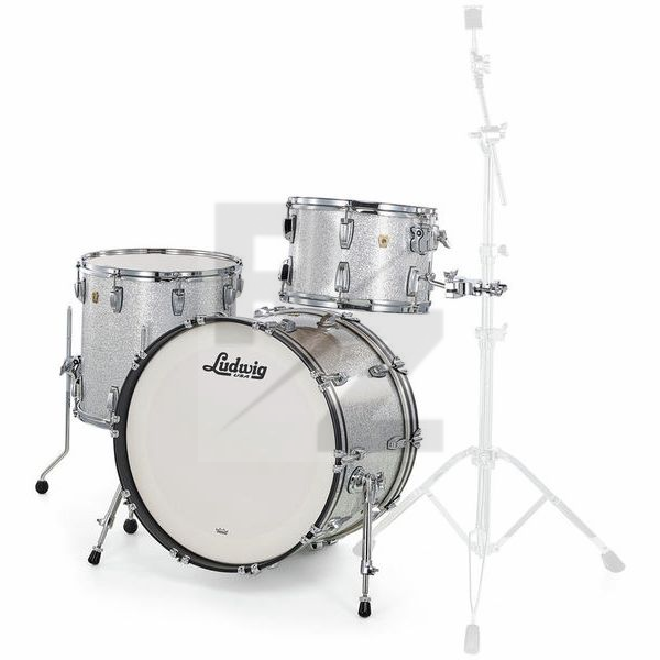 Ludwig Classic Maple Fab 22 Silver S. Image Ludwig Classic Maple Fab 22 Silver S.