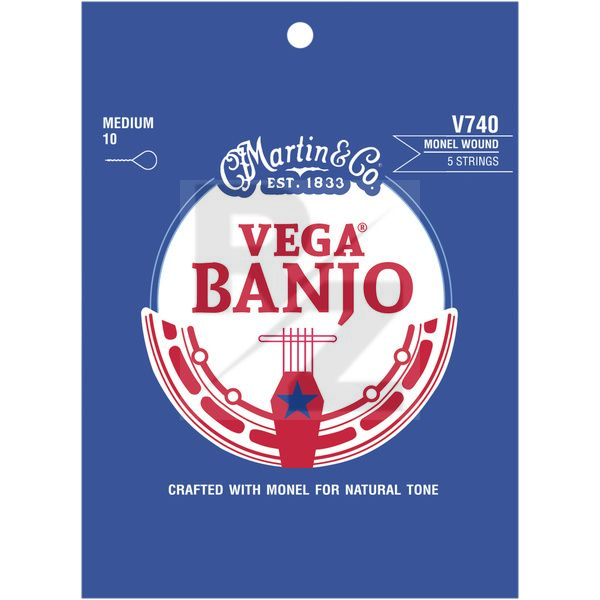 Image Martin Guitars V740 Vega Banjo 5 Medium Monel