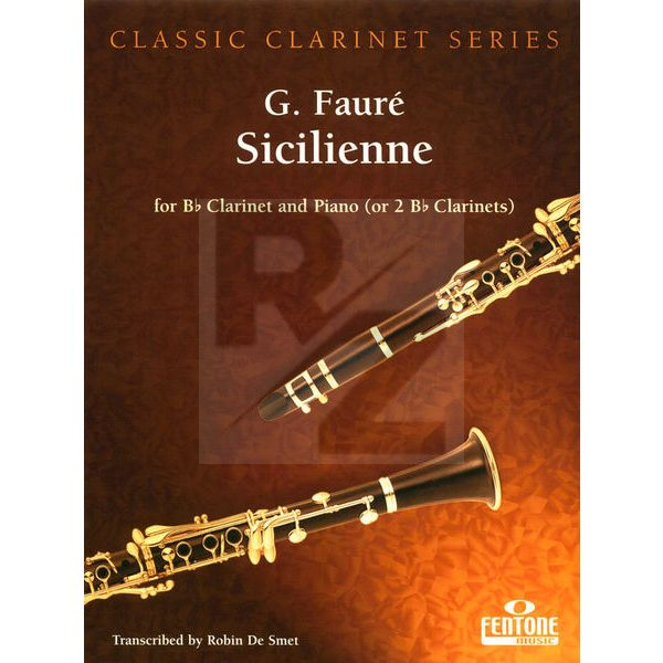 Image Fentone Music Fauré Sicilienne Clarinet