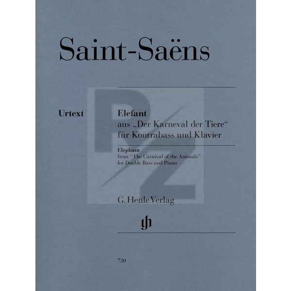 Image Henle Verlag Saint-Saëns Elephant Bass