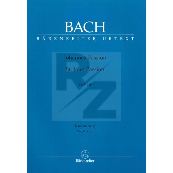 Image Bärenreiter Bach Johannes-Passion