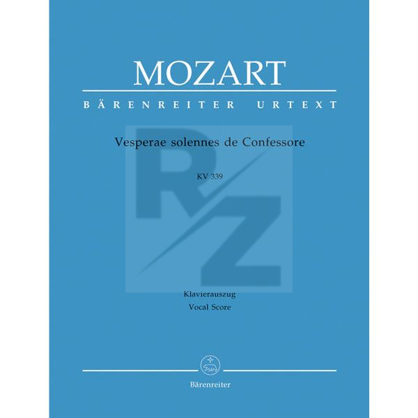 Image Bärenreiter Mozart Vesperae solennes