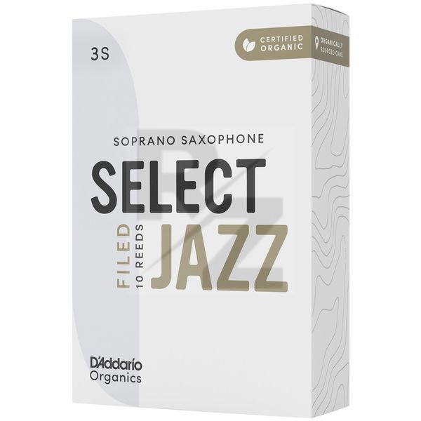 Image DAddario Woodwinds Organic Sel. Jazz Filed SOP 3S