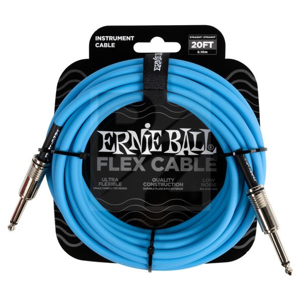 Image Ernie Ball Flex Cable 20ft Blue EB6417