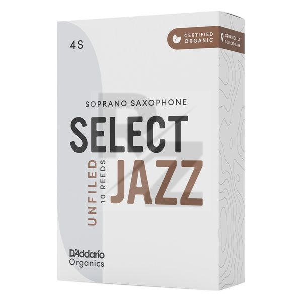 Image DAddario Woodwinds Organic Sel. Jazz Unf. SOP 4S