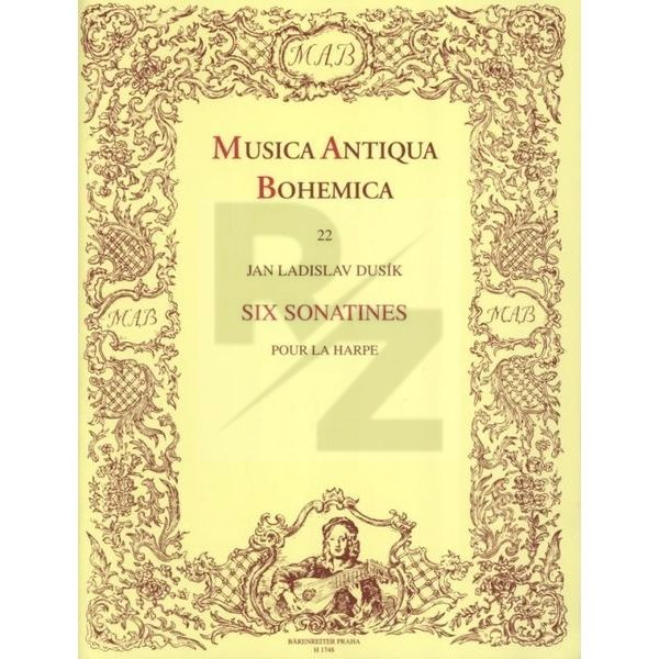 Image Bärenreiter Dussek Six Sonatines Harpe