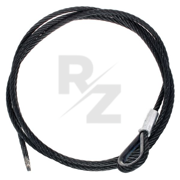 Image Stairville Steelwire Safety 300cm/8mm Bk