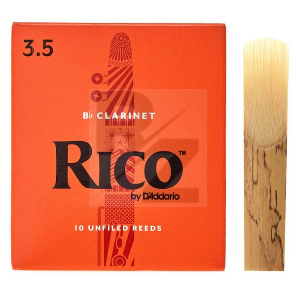 Image DAddario Woodwinds Rico Bb- Clar 3.5