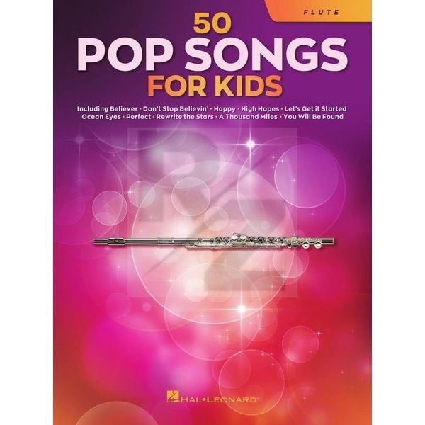 Image Hal Leonard 50 Popsongs for Kids Flute