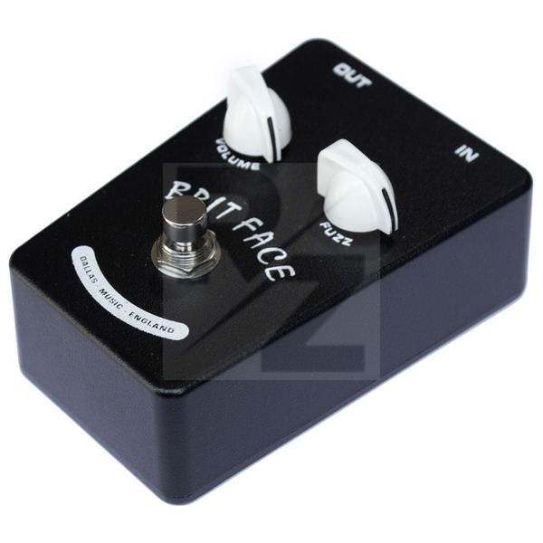 Image British Pedal Company Dallas Brit Face Fuzz Black Lt