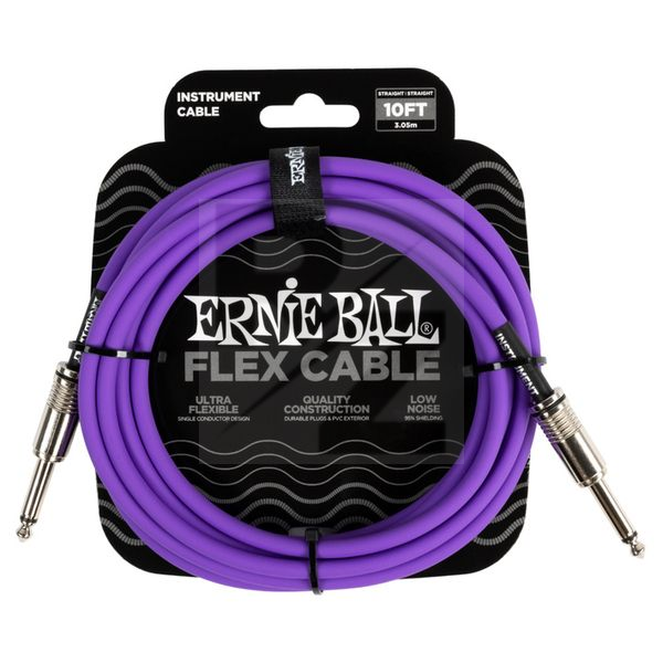 Image Ernie Ball Flex Cable 10ft Purple EB6415