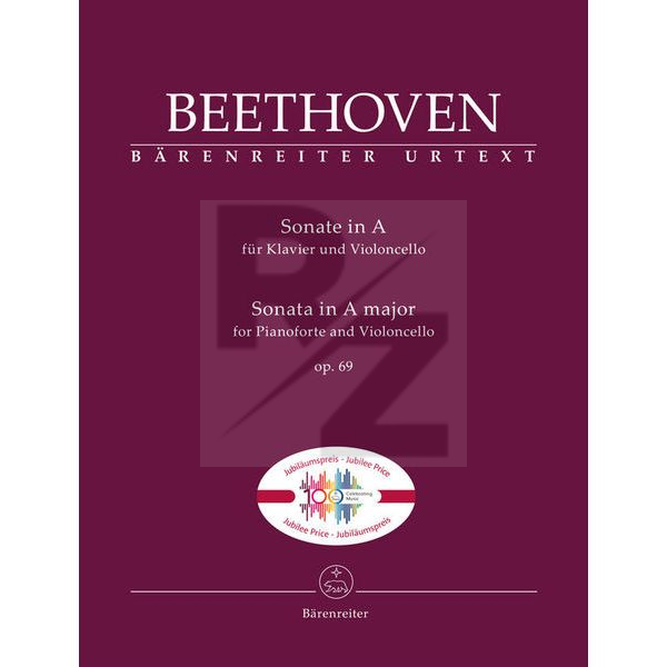 Image Bärenreiter Beethoven Cellosonate A-Dur
