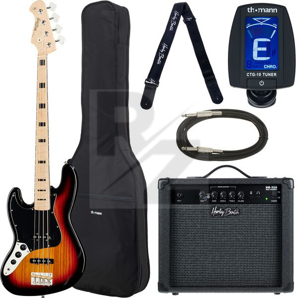 Harley Benton JB-75MN LH SB Vintage S Set Image Harley Benton JB-75MN LH SB Vintage S Set