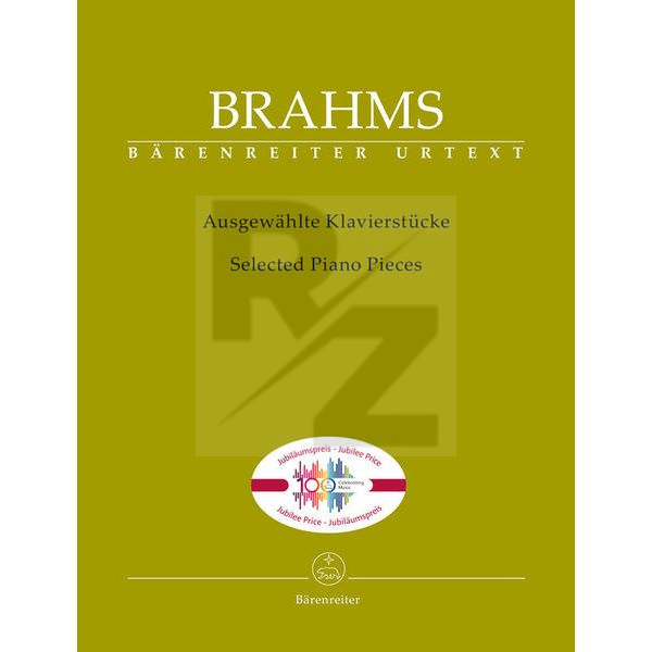 Image Bärenreiter Brahms Ausgewählte Klavier
