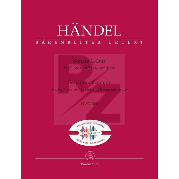 Image Bärenreiter Händel Flötensonate C-Dur