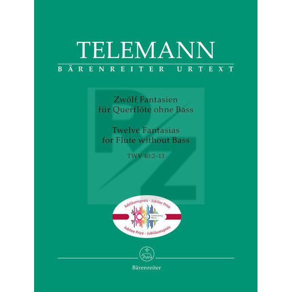 Image Bärenreiter Telemann Fantasien Querflöte