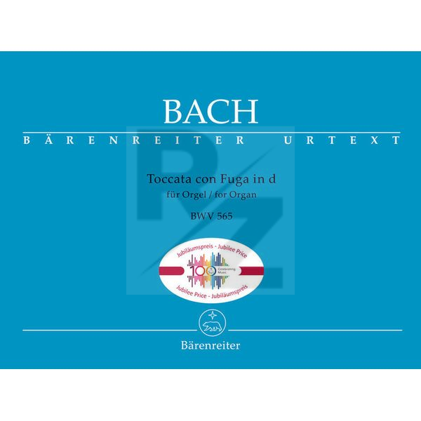 Image Bärenreiter Bach Toccata con Fuga BWV 565