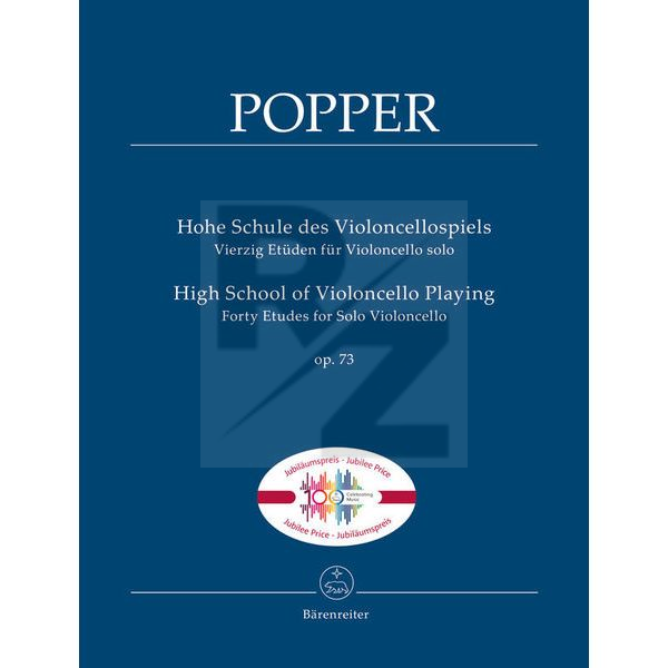 Bärenreiter Popper Hohe Schule Violoncello Image Bärenreiter Popper Hohe Schule Violoncello