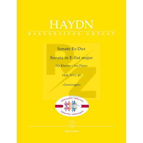 Image Bärenreiter Haydn Klaviersonate Es-Dur