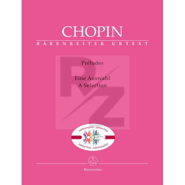 Image Bärenreiter Chopin Preludes Auswahl