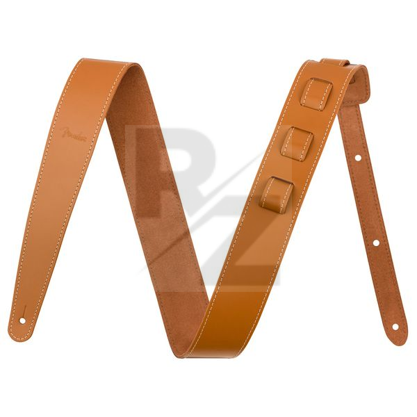 Image Fender Essentials Leather Strap TAN