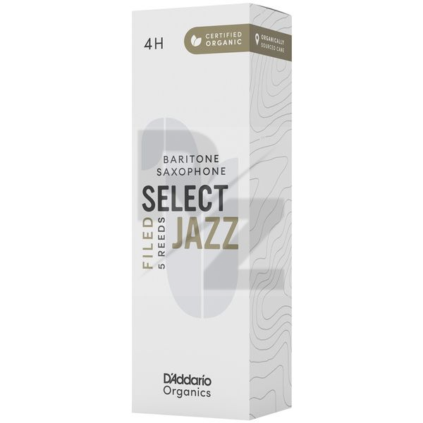 Image DAddario Woodwinds Organic Sel. Jazz Filed BAR 4H