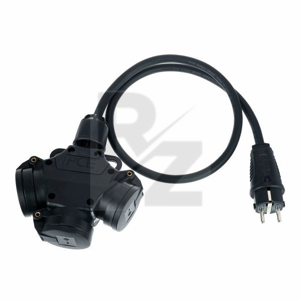 Image Stairville Ext. 3-Fold PCE 1m 2,5mm²