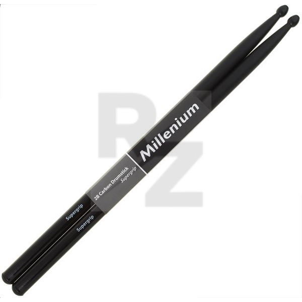Millenium 2B Carbon Drumstick Supergrip Image Millenium 2B Carbon Drumstick Supergrip