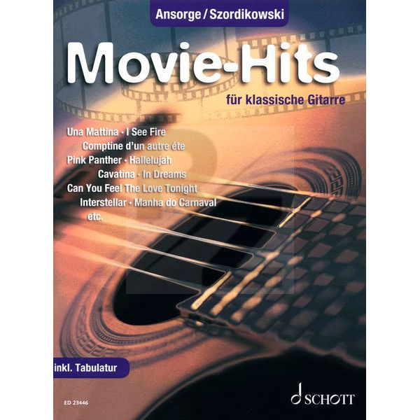 Schott Movie-Hits klassische Gitarre Image Schott Movie-Hits klassische Gitarre