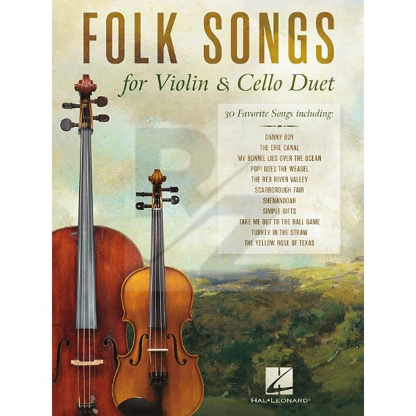 Image Hal Leonard Folk Songs Violin And Cello