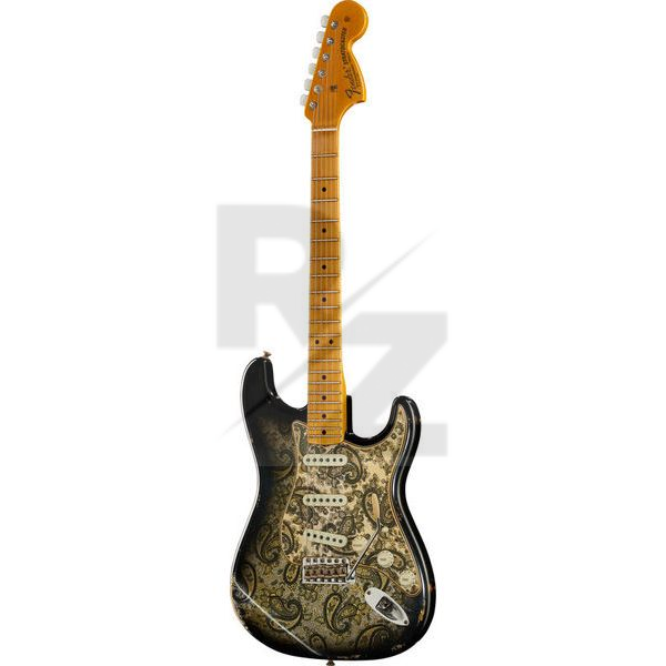 Fender 68 Strat Relic Black Paisley Image Fender 68 Strat Relic Black Paisley