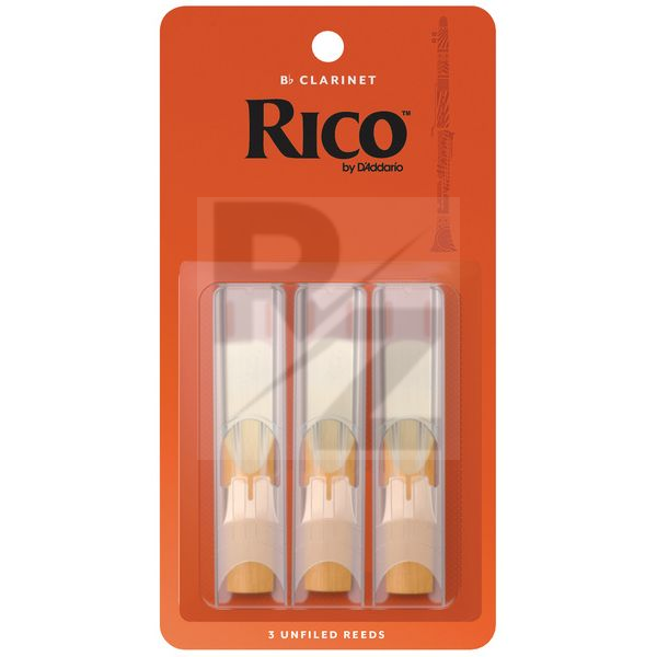 Image DAddario Woodwinds Rico Bb Clarinet 3.5 3-Pack