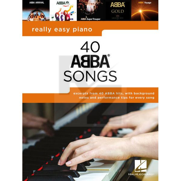 Image Hal Leonard Really Easy Piano Abba