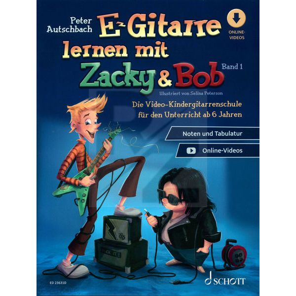 Image Schott E-Gitarre Lernen Zacky & Bob 1