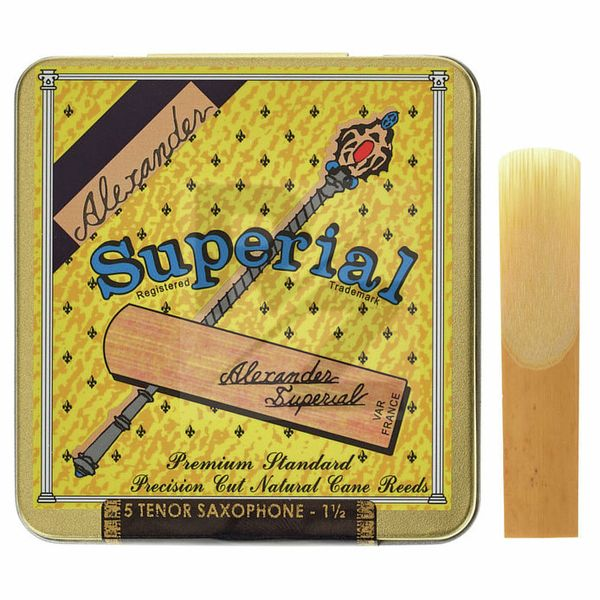 Alexander Reeds Superial Tenor Saxophone 1.5 Image Alexander Reeds Superial Tenor Saxophone 1.5
