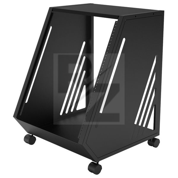 Image Wavebone Fin Rackmount Case Black