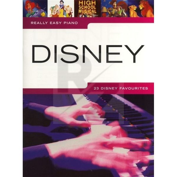 Image Hal Leonard Really Easy Disney Favorites
