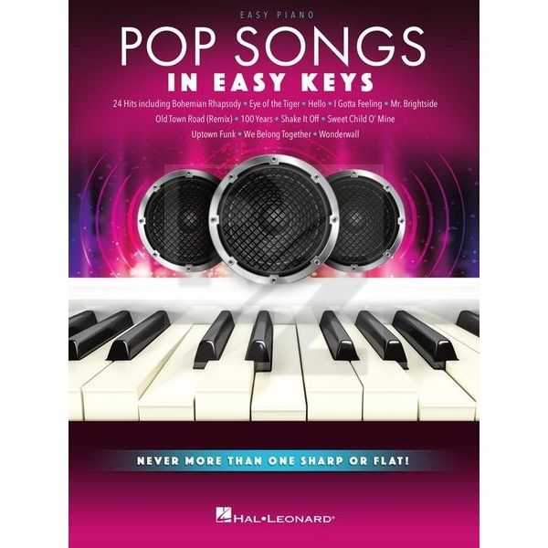 Image Hal Leonard Pop Songs In Easy Keys Piano