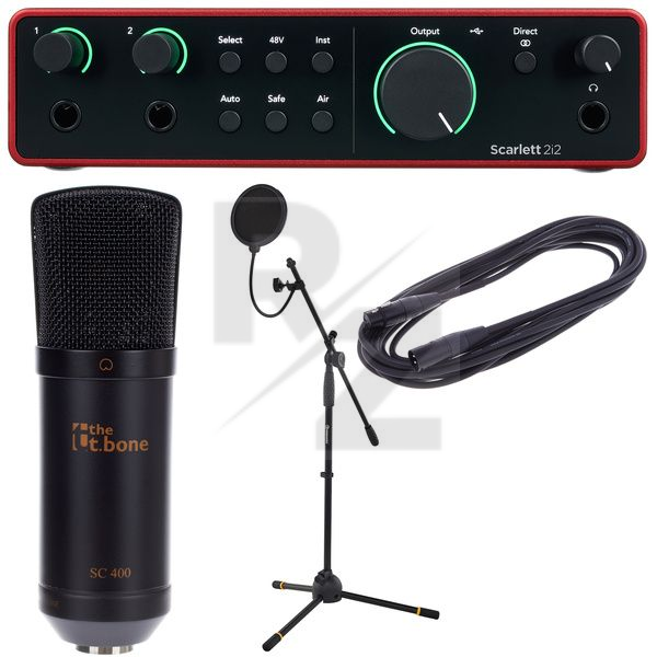 Focusrite Scarlett 2i2 4th Gen. Mic Bund Image Focusrite Scarlett 2i2 4th Gen. Mic Bund