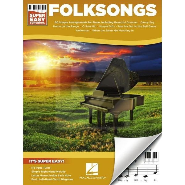 Image Hal Leonard Folksongs Super Easy