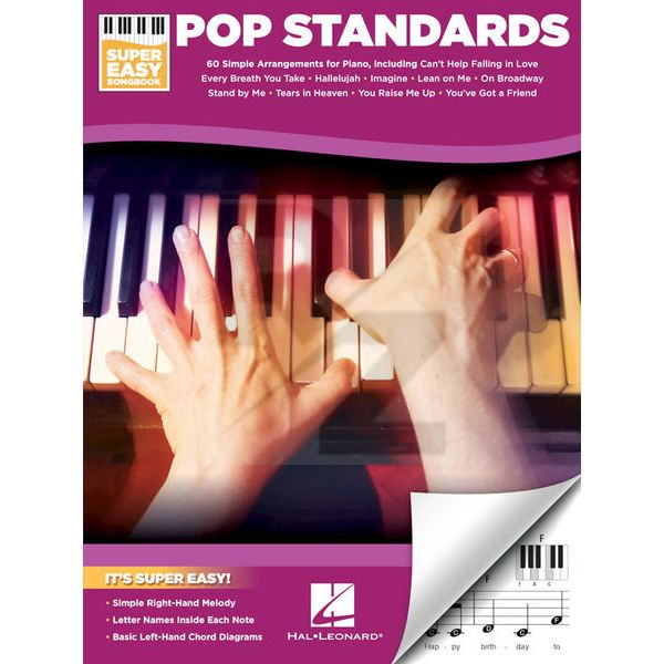 Image Hal Leonard Pop Standards Super Easy