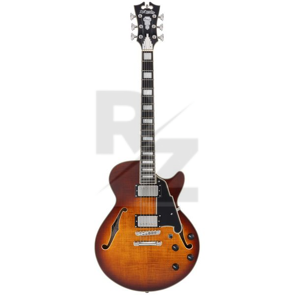D'Angelico Premier SS Dark Iced Tea Burst Image D'Angelico Premier SS Dark Iced Tea Burst