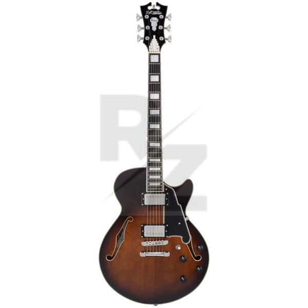 D'Angelico Premier SS Brown Burst Image D'Angelico Premier SS Brown Burst