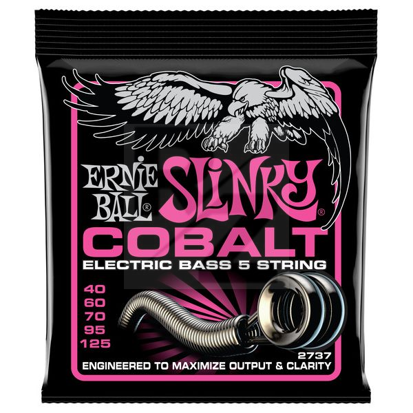 Ernie Ball Super Slinky Cobalt 5-String Image Ernie Ball Super Slinky Cobalt 5-String
