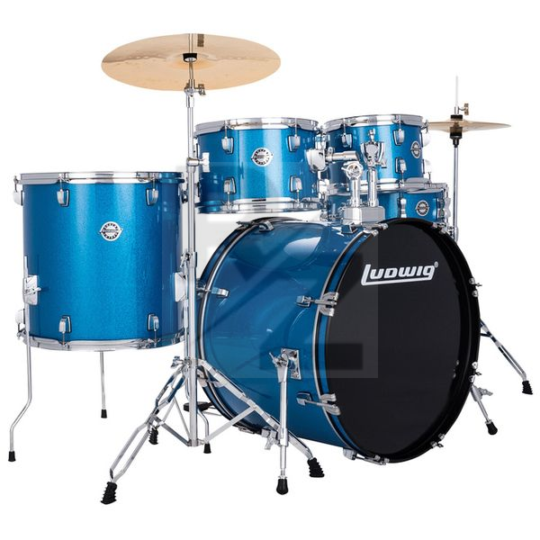 Image Ludwig Accent Fuse 5pc Blue