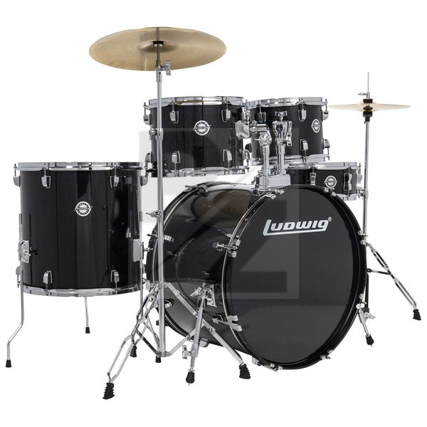 Image Ludwig Accent Fuse 5pc Black