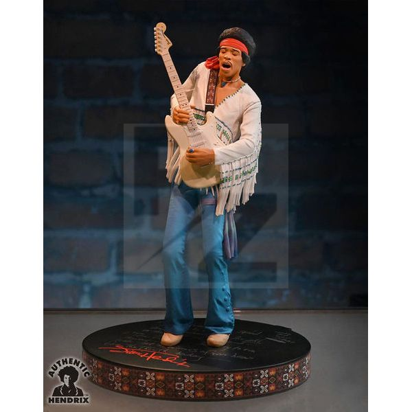 Knucklebonz Jimi Hendrix Rock Iconz Statue Image Knucklebonz Jimi Hendrix Rock Iconz Statue