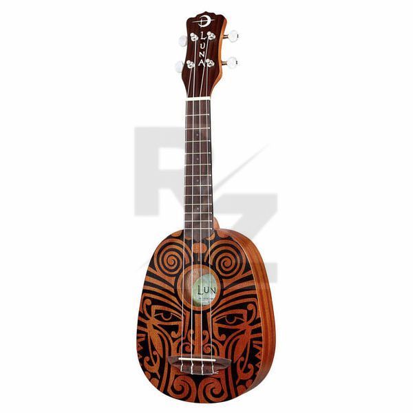 Image Luna Guitars Uke Tribal Pineapple