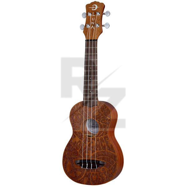 Image Luna Guitars Ukulele Peace Love